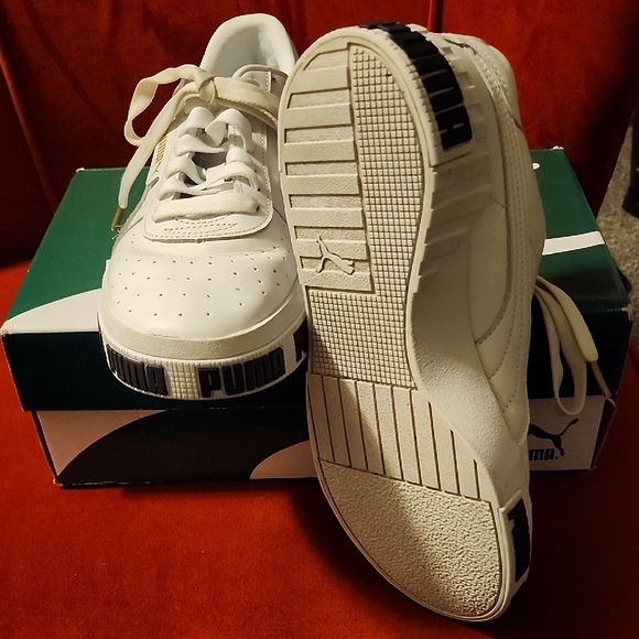 Puma White Athletic Shoes - Picture 3 of 8